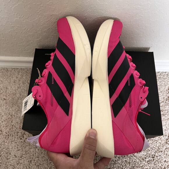 adidas Adizero Takumi Sen 11 Shock Pink Running Shoes JQ2812 Men\'s Size 8.5 NWT main image 6